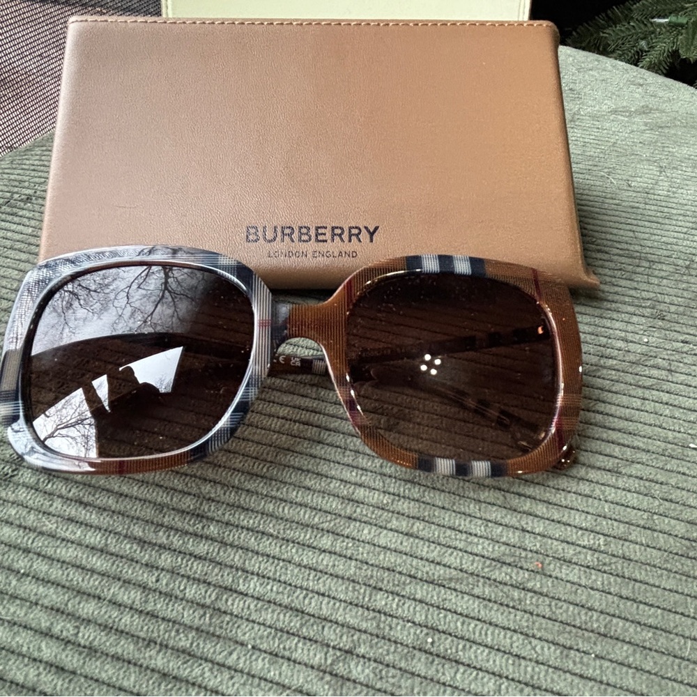 Burberry Plaid Women’s Sunglasses